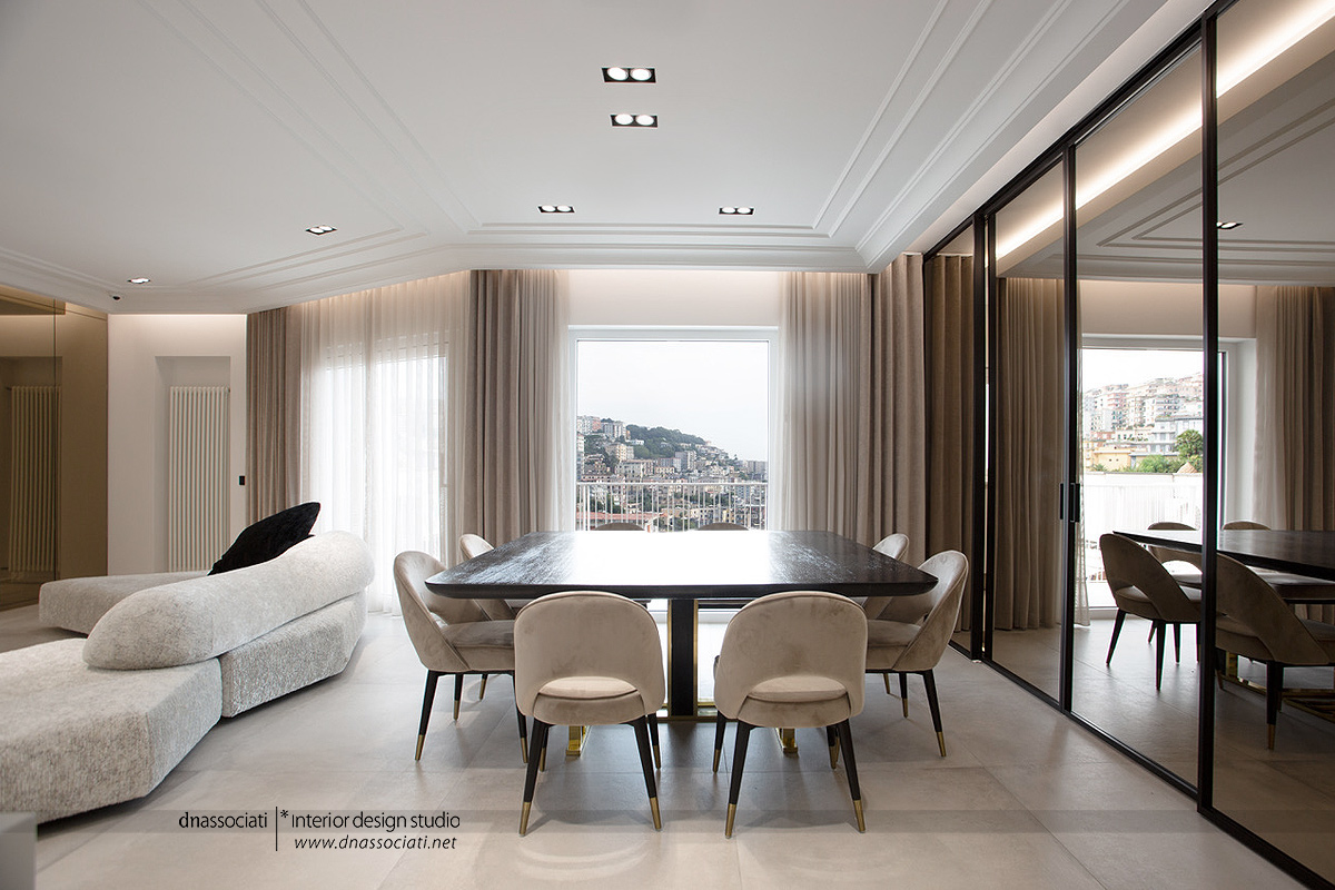 DNAssociati Interior Designer - Area Living Stile Contemporaneo - napoli