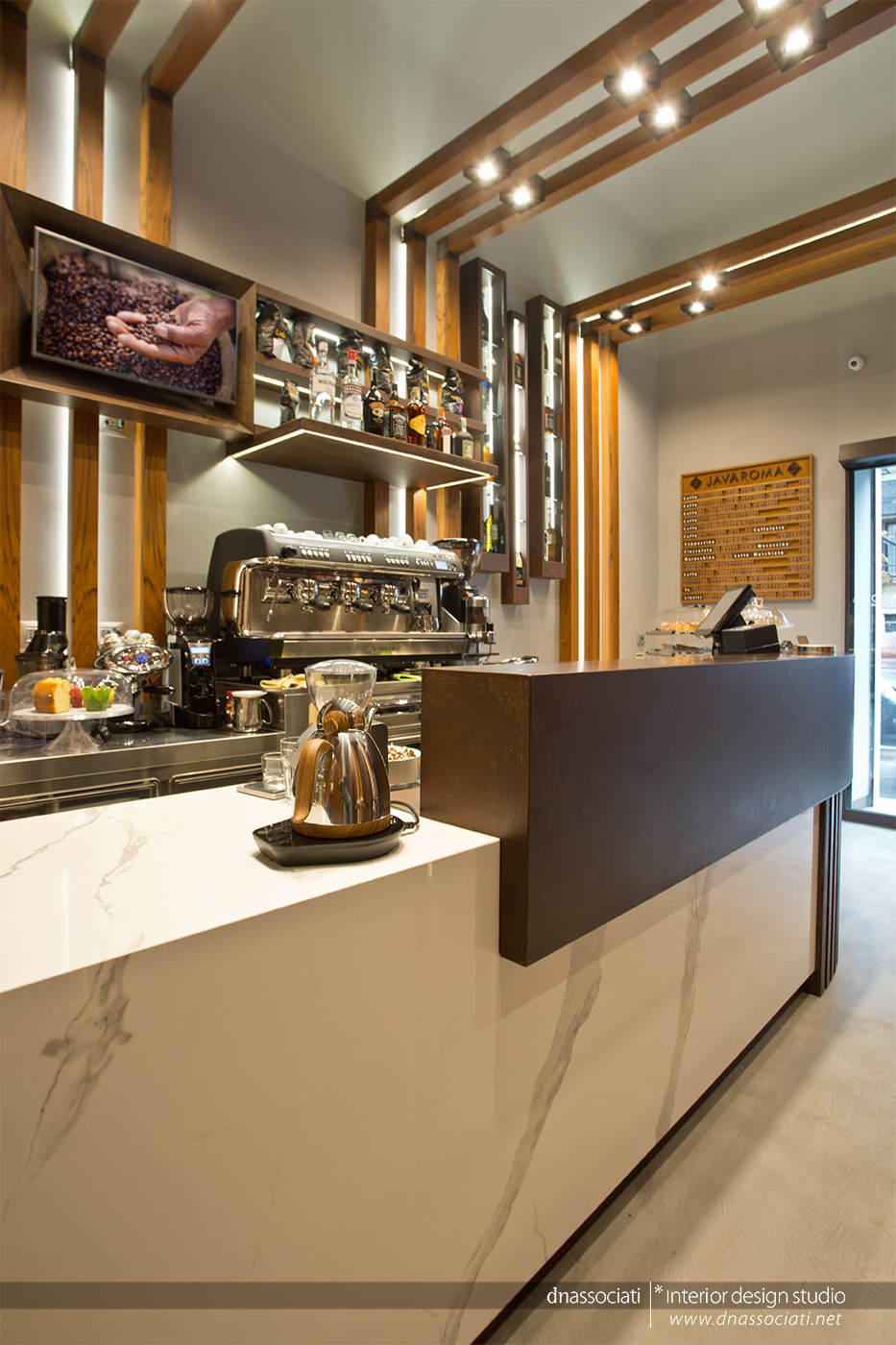 DNAssociati Interior Designer - Caffe Javaroma Via XX Settembre Roma - napoli